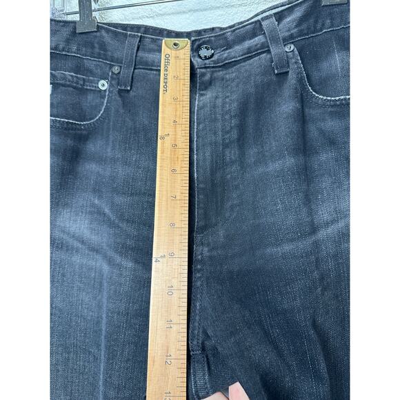 AG Black Alexxis Boot High Rise Vintage Boot Jeans Raw Hem 31 - Picture 14 of 16